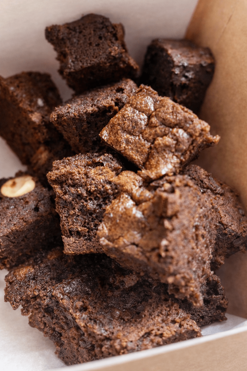 Mini brownies sans gluten