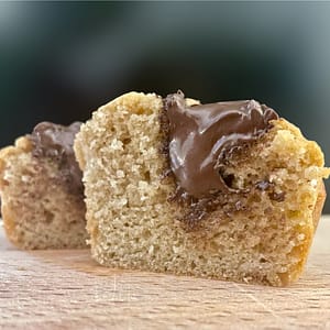 Cake Vanille/ Coeur Nocciolata